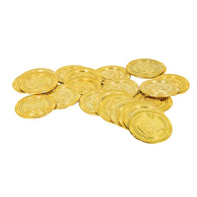 144 Plastic Treasure Coins 1.25in