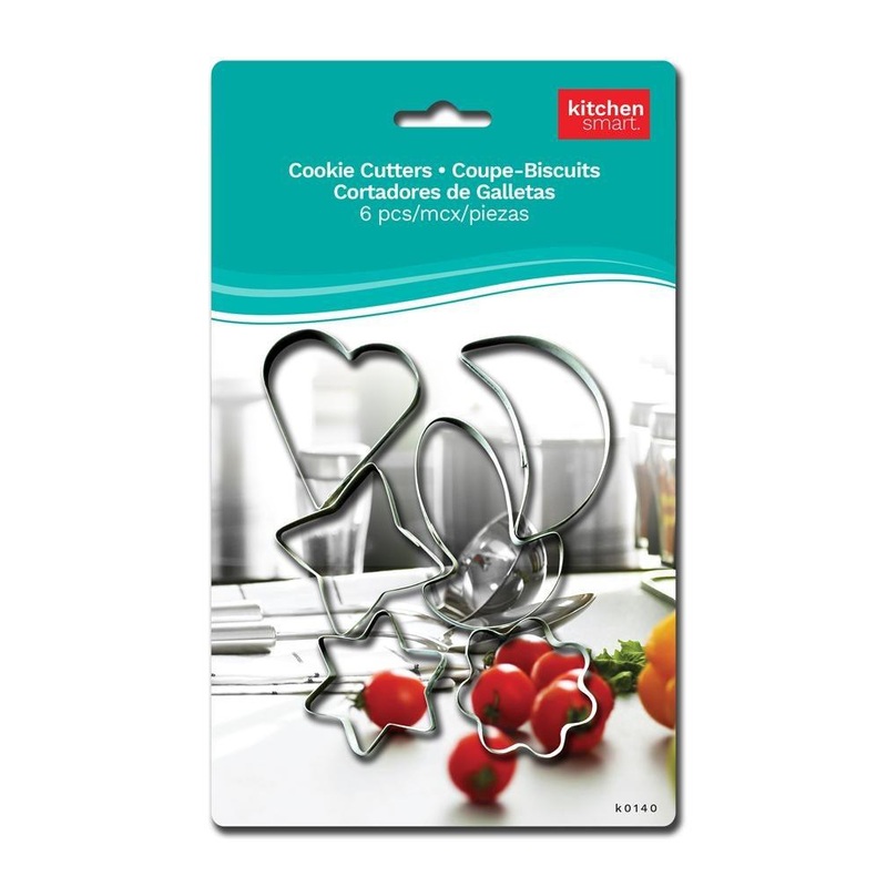 6  Stainless Steel Cookie Cutters 1.75in to 2.5in