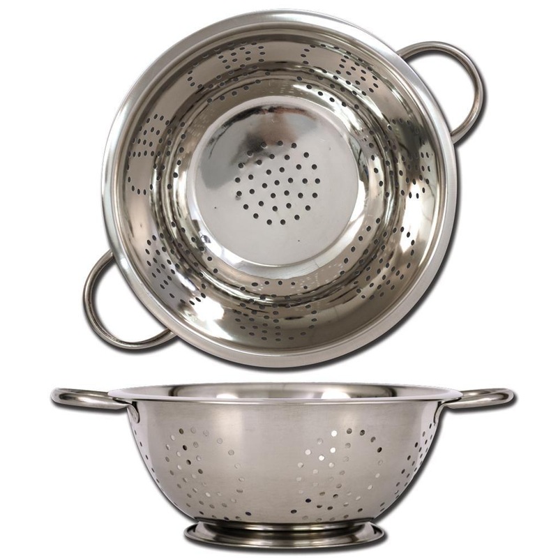 Colander Stainless Steel 9.5in