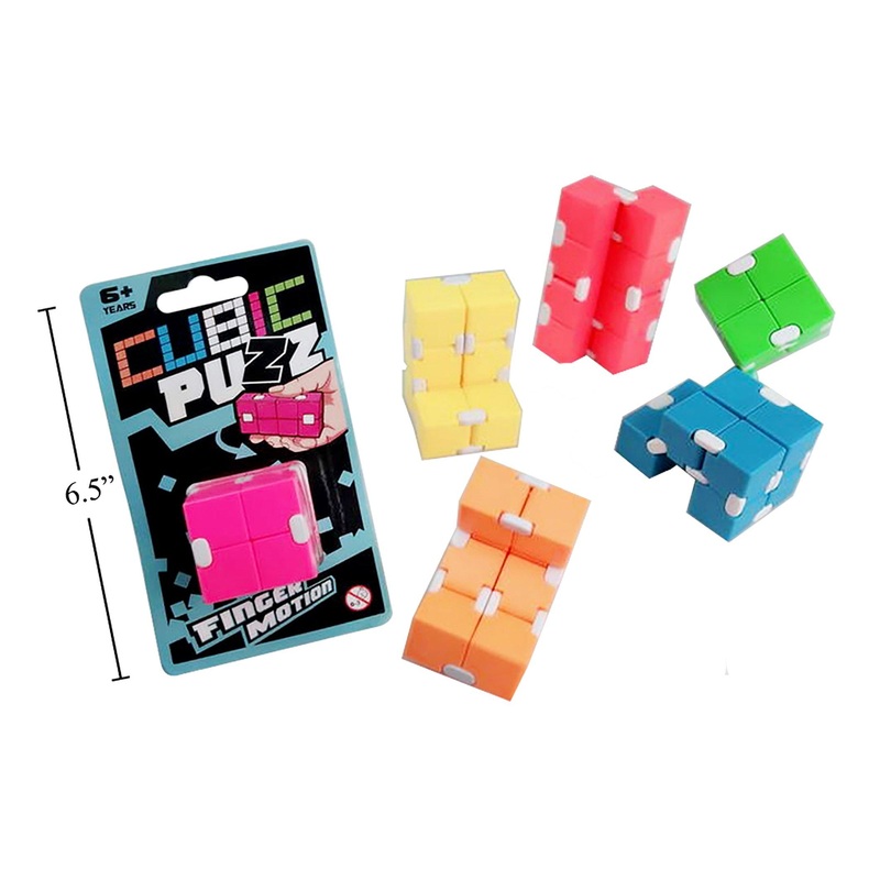 Fidget Infinity Cube Plastic 1.5×1.5in