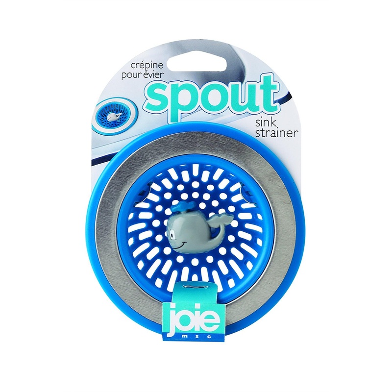 Joie Spout Sink Strainer Plastic and Stainless Steel 4.5in dia.
