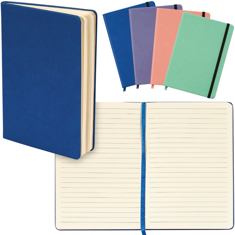 Merangue Hard Cover Notebook  192 Lined Pages 6x8in