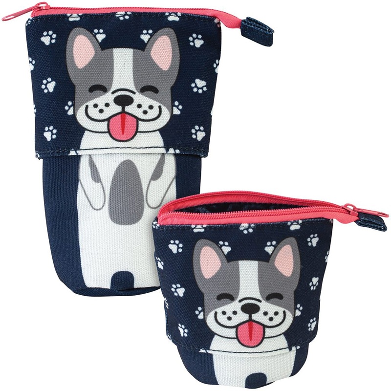 Merangue Pop Up Pencil Case Dog 2.75×2.75x7in