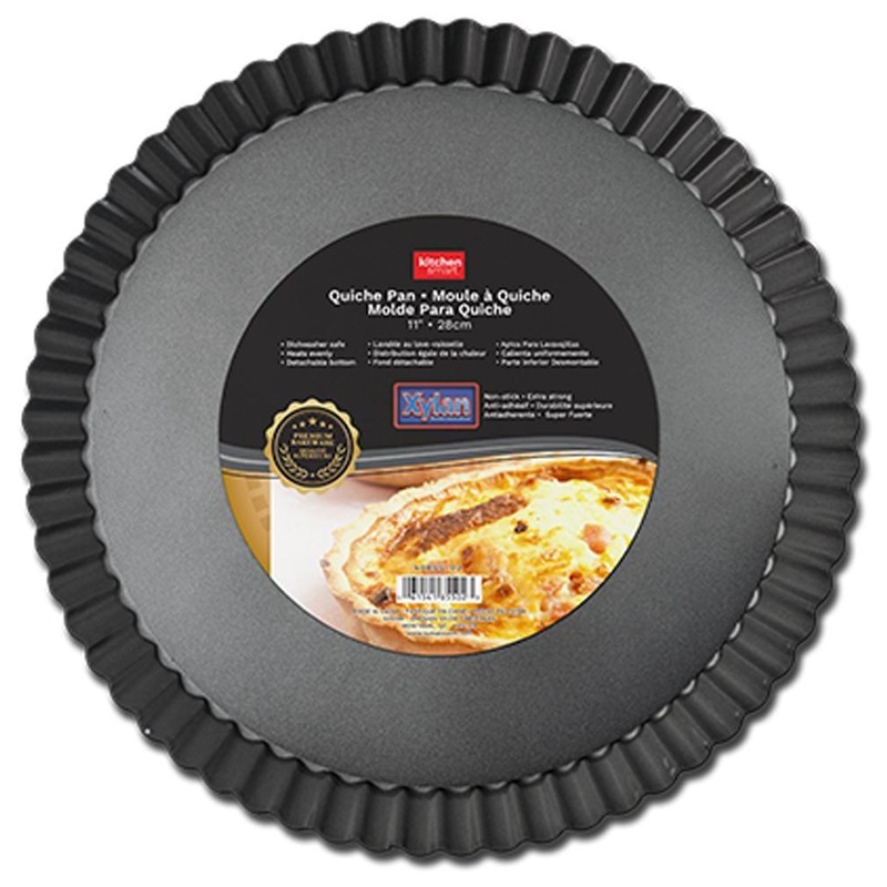 Quiche Pan with Detachable Bottom 11x1in
