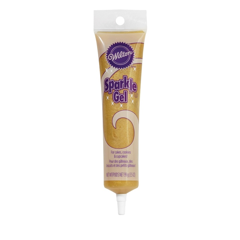 Wilton Gold Sparkle Gel Icing 3.5oz (99g)