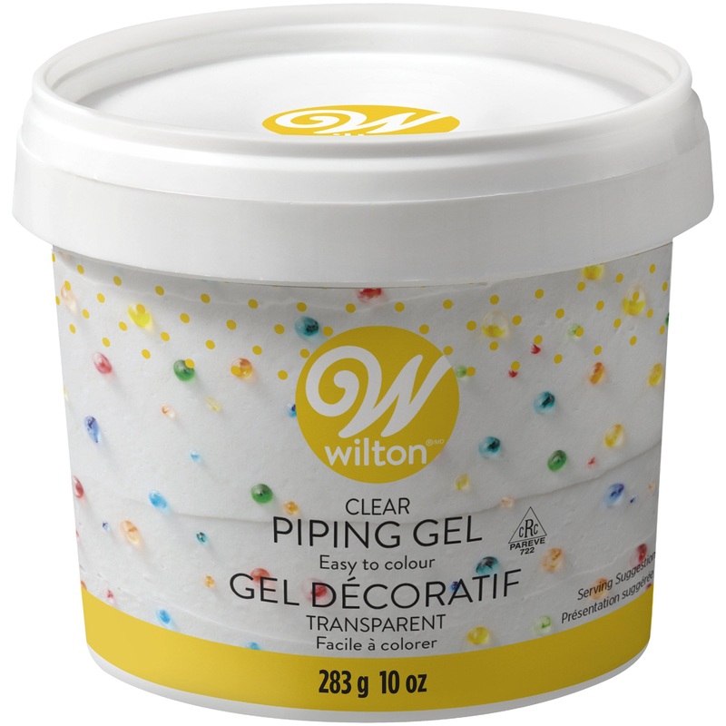 Wilton Piping Gel Clear – Easy to Color 10oz (283g)