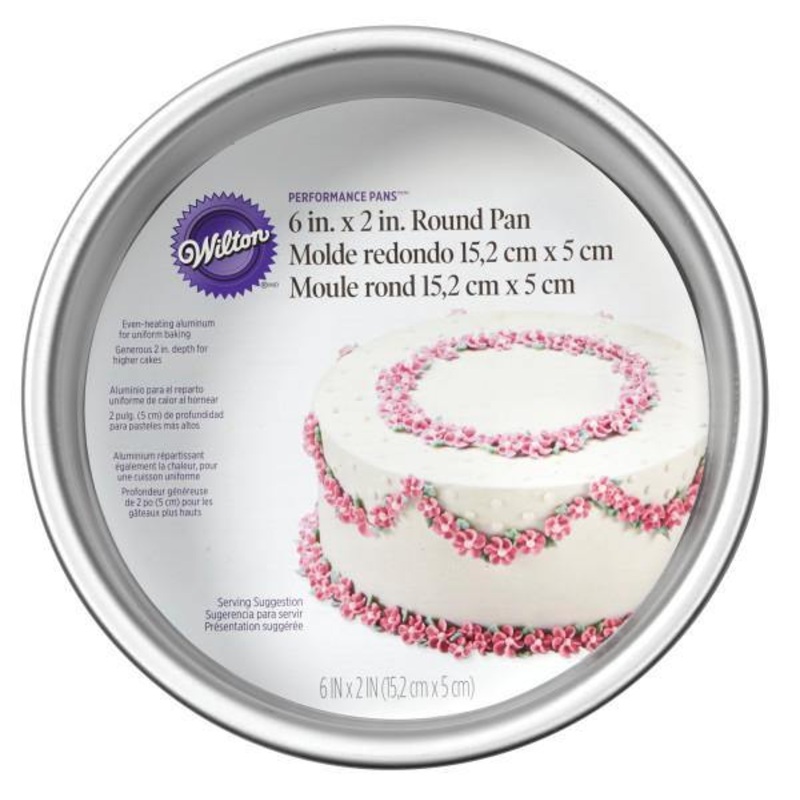 Wilton Round Cake Pan Anodized Aluminium 6 dia. x2in