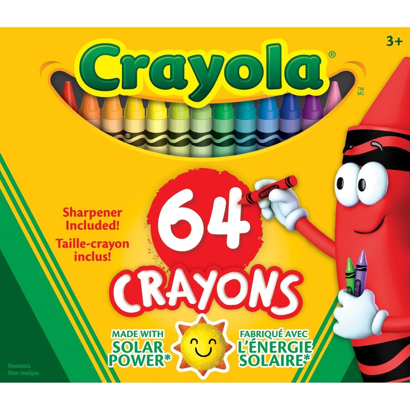 Crayola 64 Crayons – Non-toxic