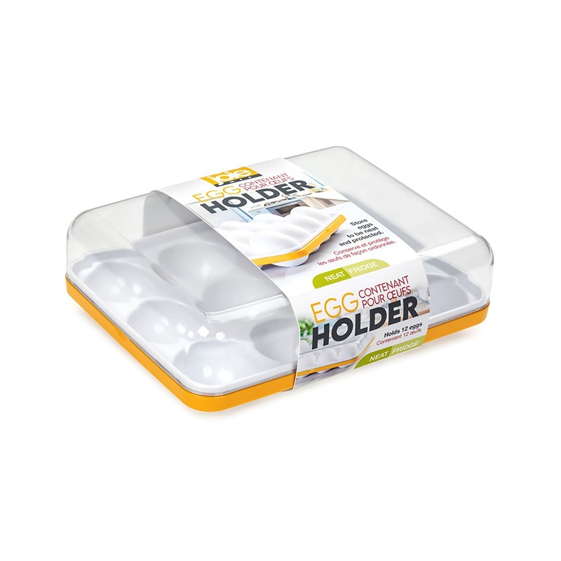 Joie Plastic Egg Holder for 12 Eggs 8.25×6.25x3in