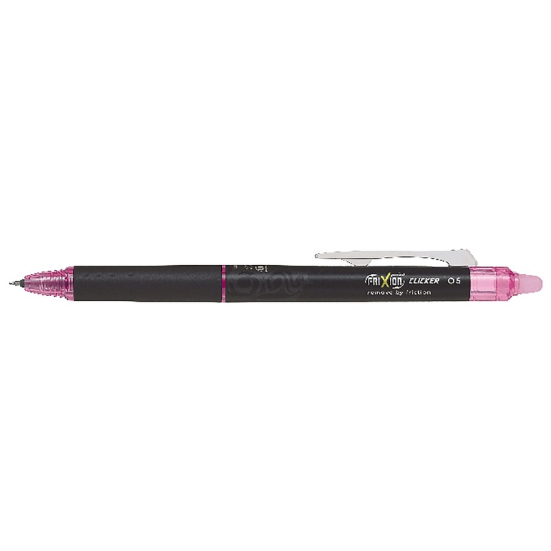 Pilot Frixion Clicker Pen – Pink Ink 0.5mm