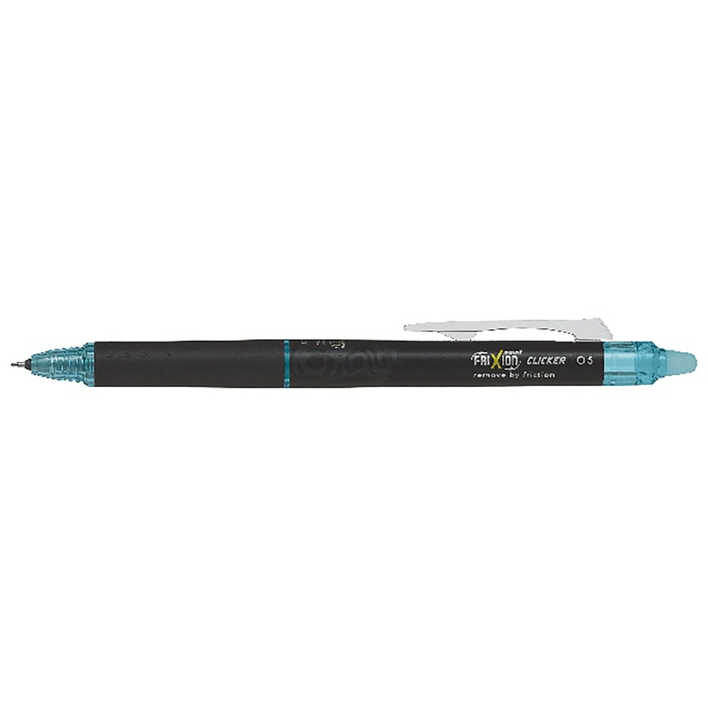 Pilot Frixion Clicker Pen – Turquoise Ink 0.5mm