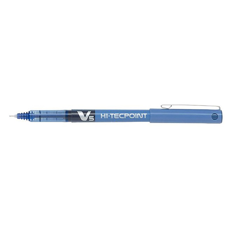 Pilot Hi-Tecpoint Pen with Cap – Blue Ink 0.5mm
