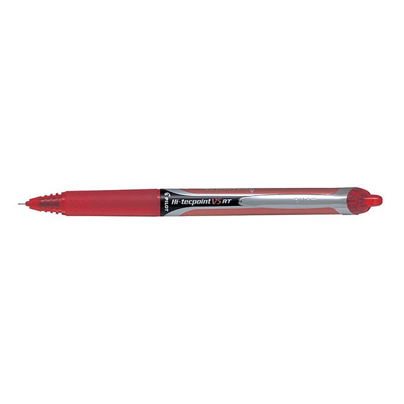 Pilot Hi-Tecpoint V5 Retractable Pen – Red Ink