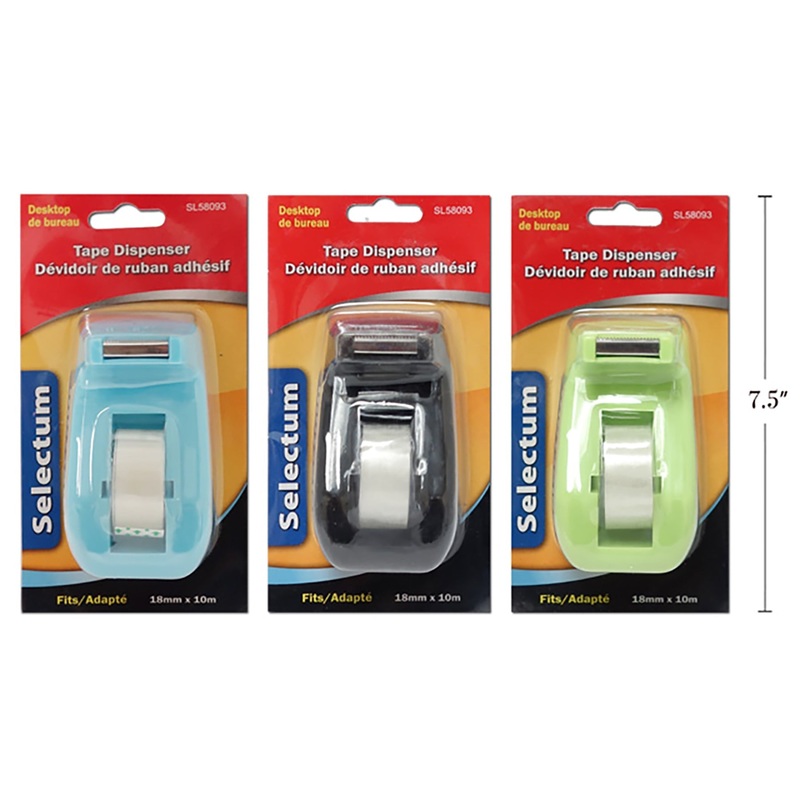 Selectum Desk Top Tape Dispenser with Tape 4×2.1x2in