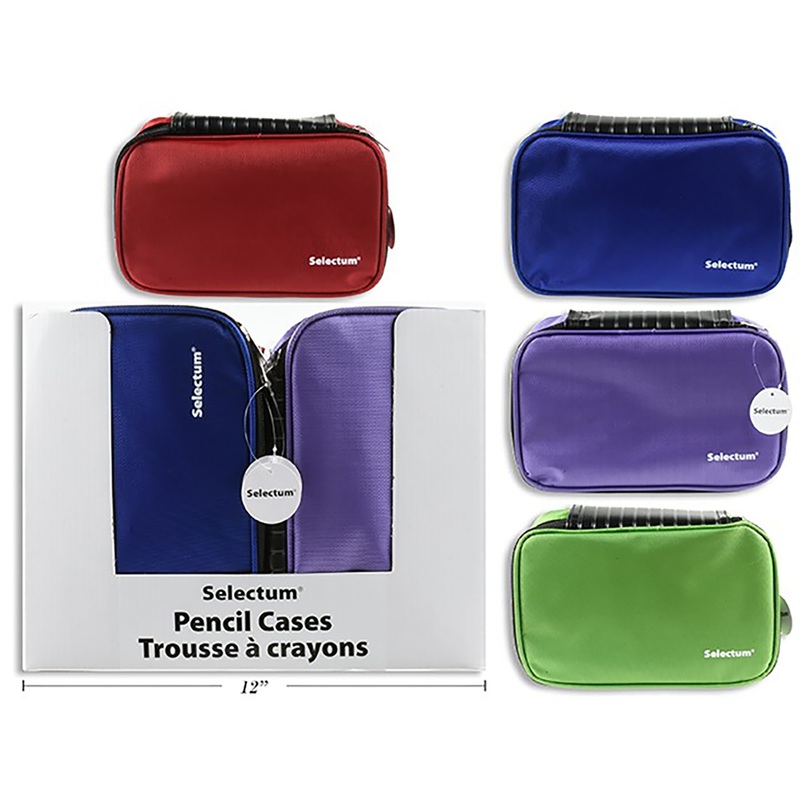 Selectum Rectangular Pencil Case – Top Open Concept 8.5×5.25×2.25in