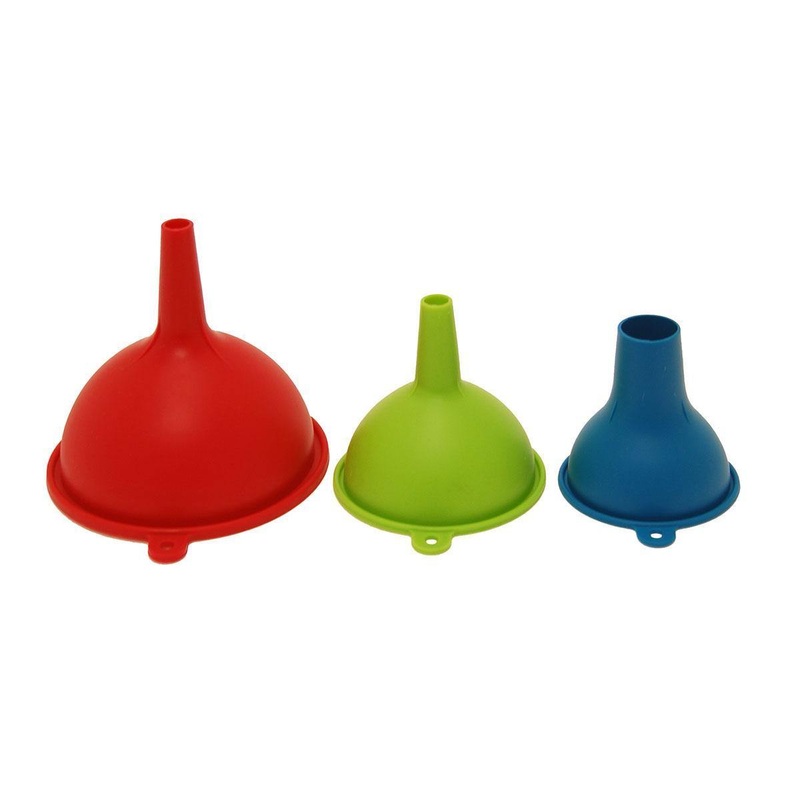 Starfrit 3pcs Silicone Funnel Set 2.75in – 3.5in – 4.75in