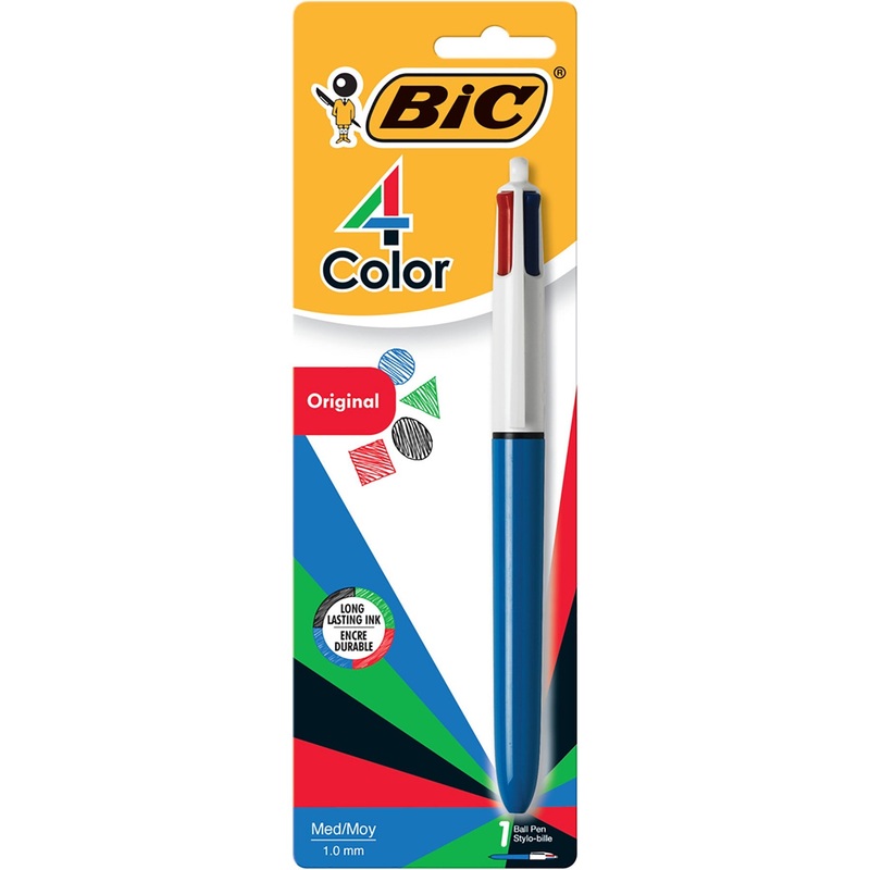 Bic Ball Pens 4-Color 1.0mm