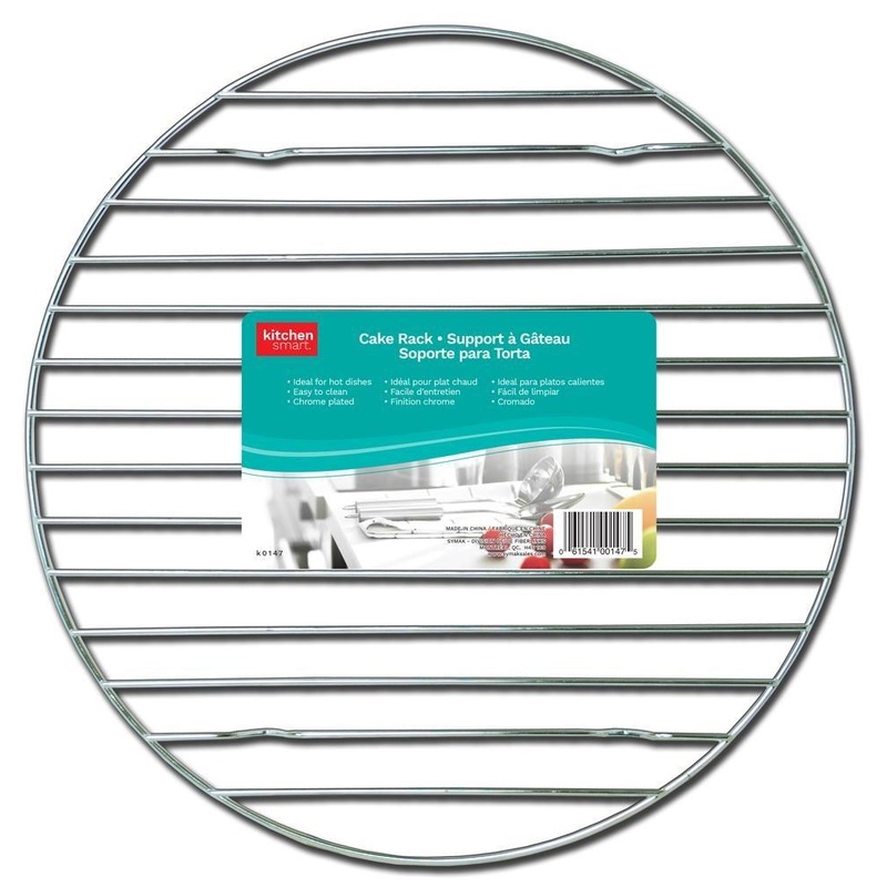 Chrome Plated Round Cake Rack 10in