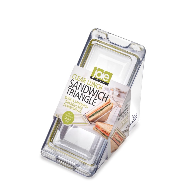Joie Lunch Sandwich Triangle Container – Clear Plastic 5x5in