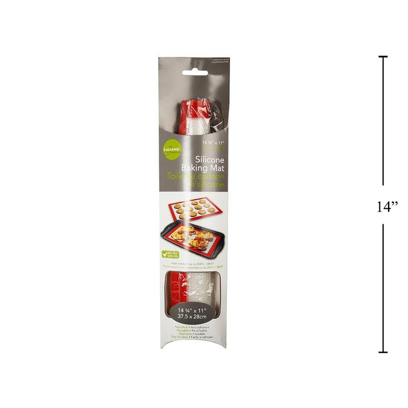 Luciano Gourmet Silicone Baking Mat 14.75x11in