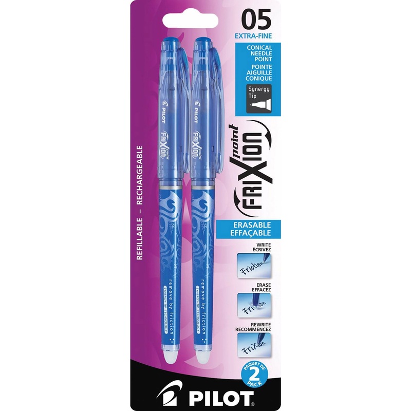 Pilot Frixion 2 Erasable Pens – Blue Ink 0.5mm