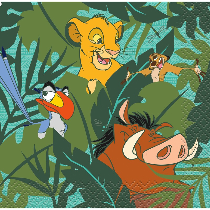 The Lion King 16 Beverage Napkins 9.75×9.75in