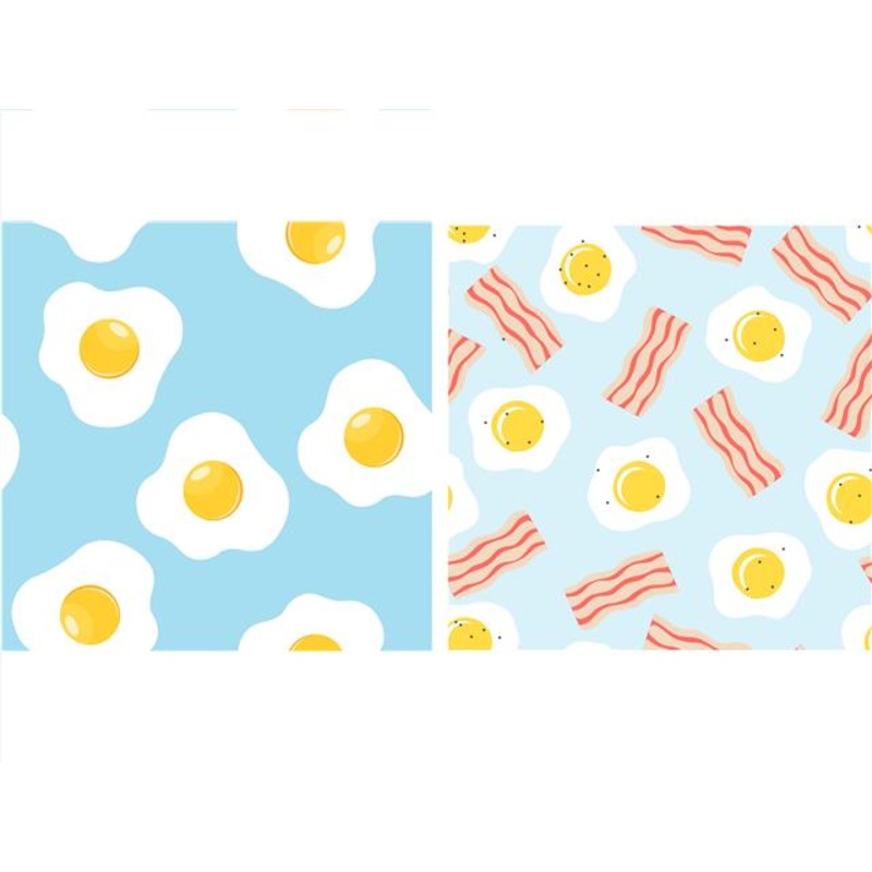 Embers 2 Swedish Printed One Side Tea Towels Eggs – Washable – Reusable 7.5×6.75in