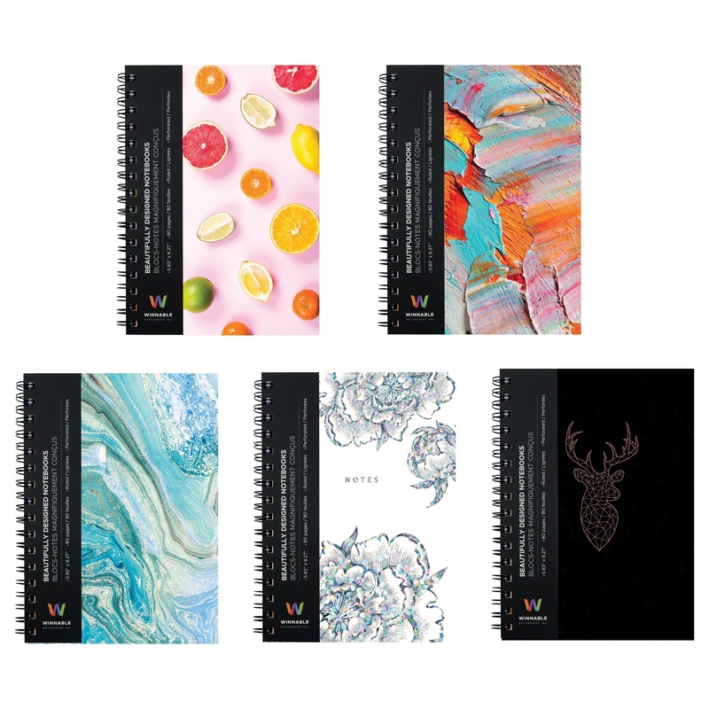 Merangue Graphic Notebook 80 Pages 5.75×8.2in  VRT