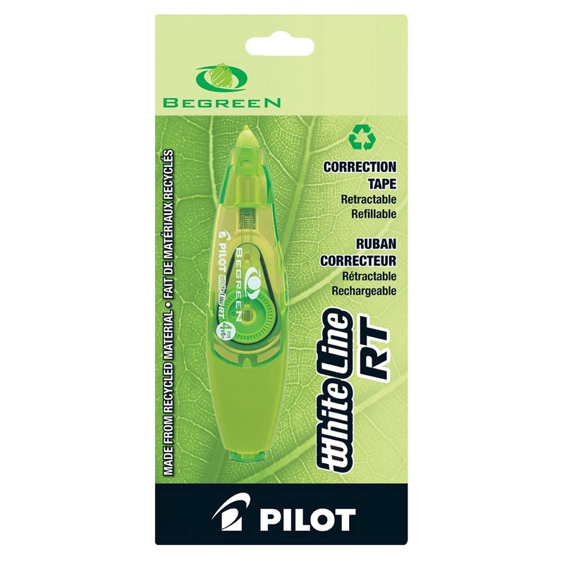 Pilot Begreen Correction Tape – Retractable and Refillable 4mm x 6m