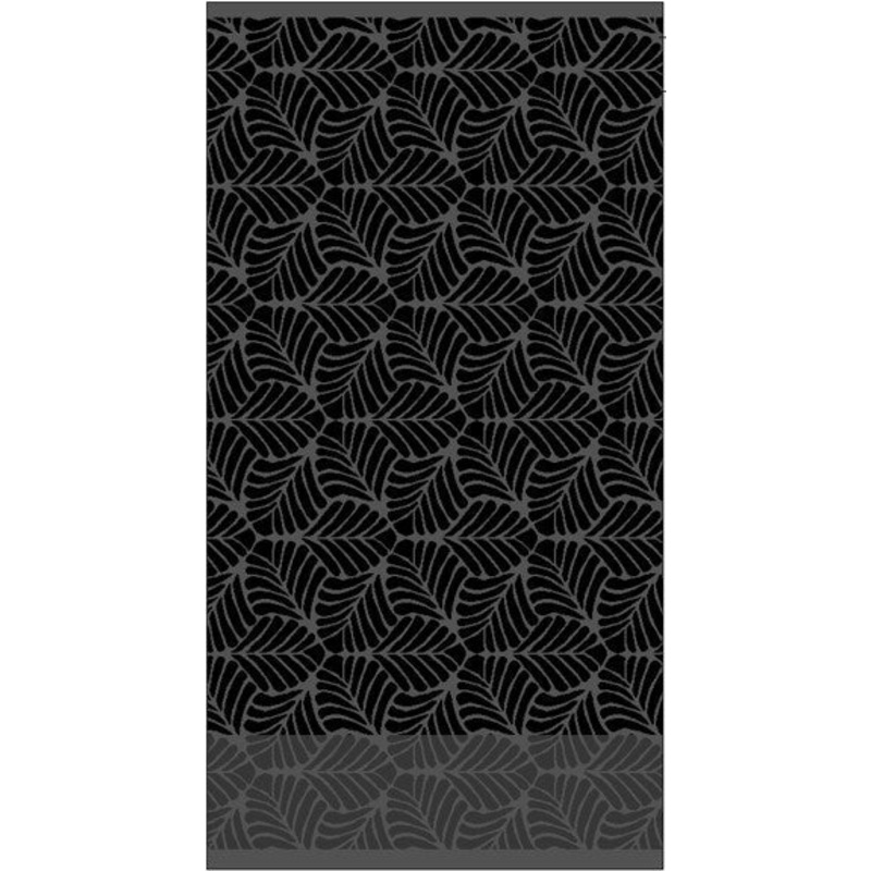 Baltic Collection Bath Sheet 100% Cotton – Black 60x30in