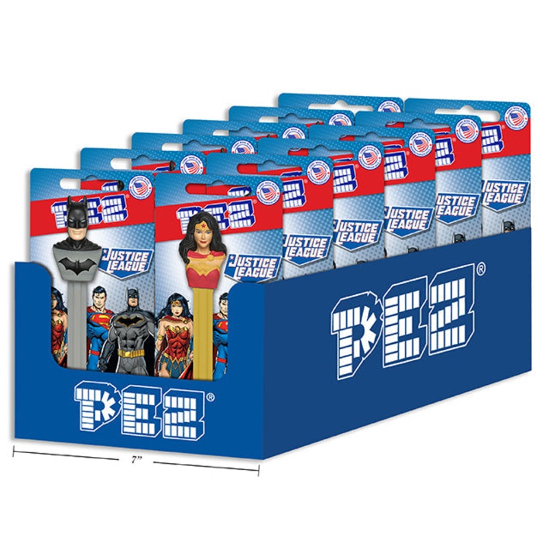 Justice League Pez Candy 16g  VRT