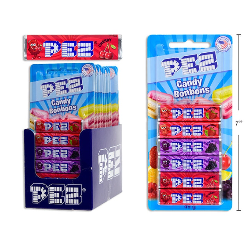 Pack of 6 Pez Candy 49g