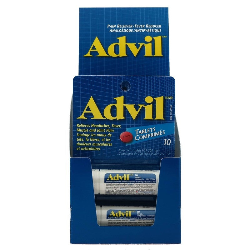 Advil 10 Ibuprofen Tablets 200mg