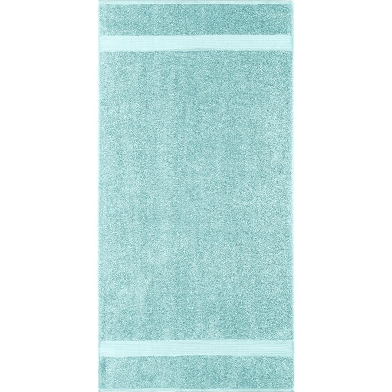 Allure Collection Dobby Border Bath Towel 100% Cotton – Aqua 25x50in
