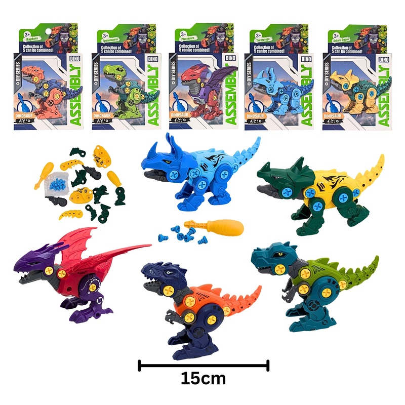 Assembled Toy Series Dinosaur Collection Age 3+ 5.9in VRT