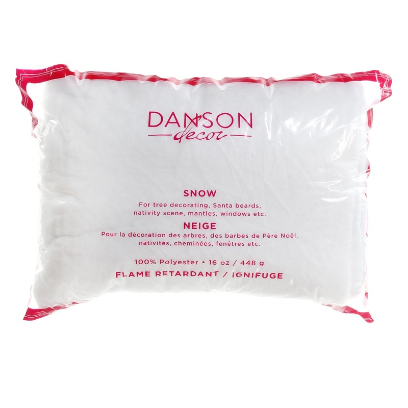 Christmas Snow Fluff White 100% Polyester 16oz