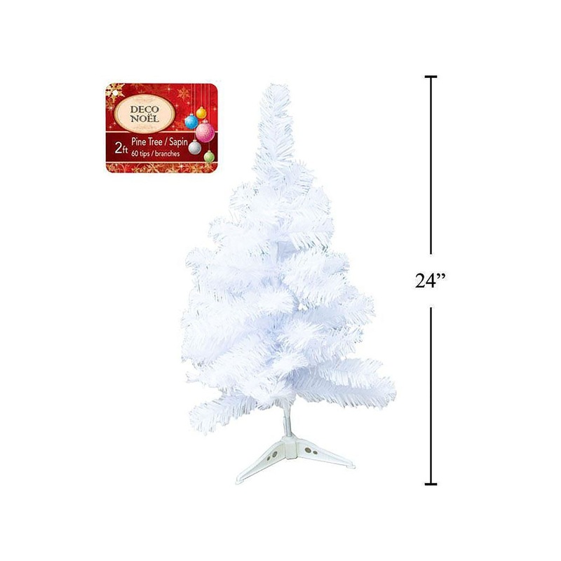 Deco Nol White Pine Tree with 60 Tips 24in