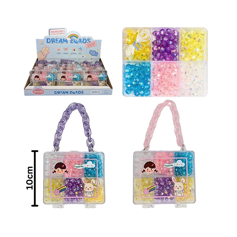 Jewelry Kit – Purse Shaped Box Age 3+ 4.1×3.75in VRT