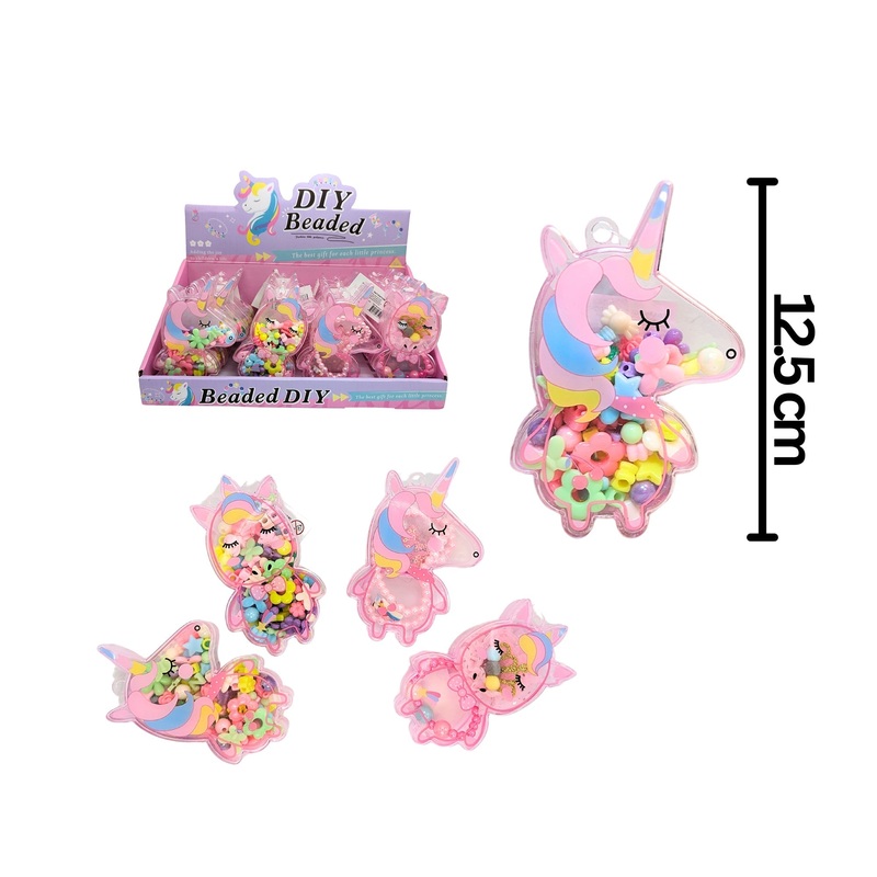 Jewelry Kit – Unicorn Shaped Box Age 3+ 4.9in VRT