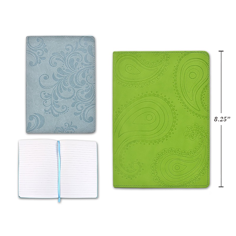 Journal Imitation Leather Cover 60 Ruled Pages 5.8×8.25in