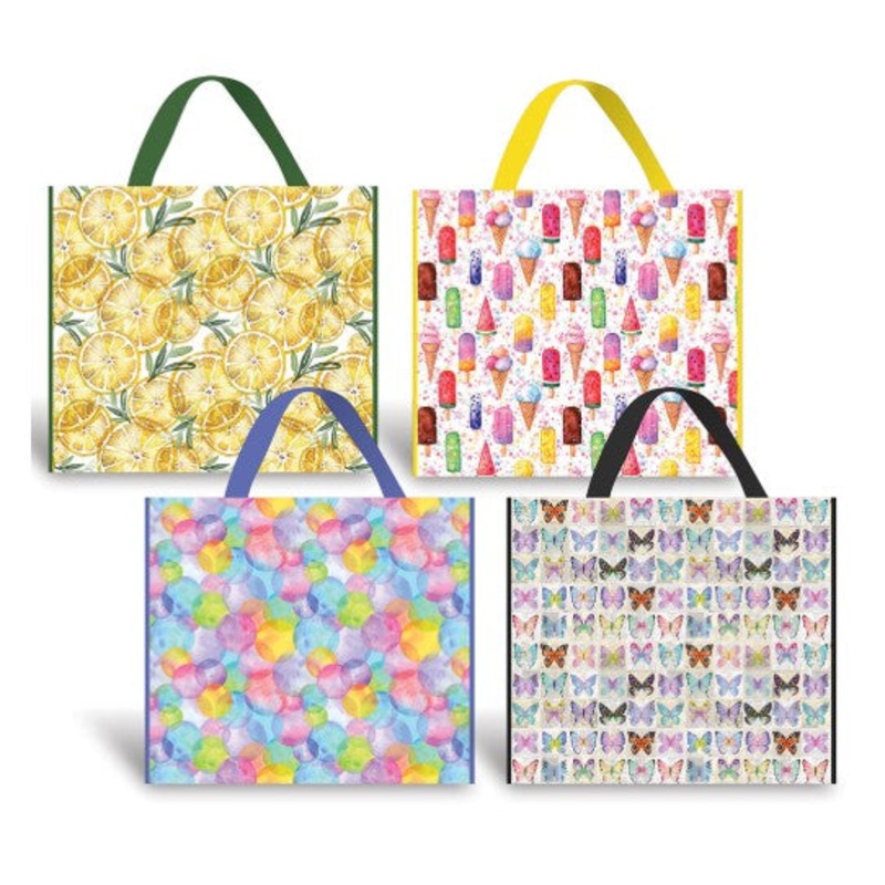 Rosedale Non-woven Printed Shopping Bag 19.5×17.5×6.25in VRT