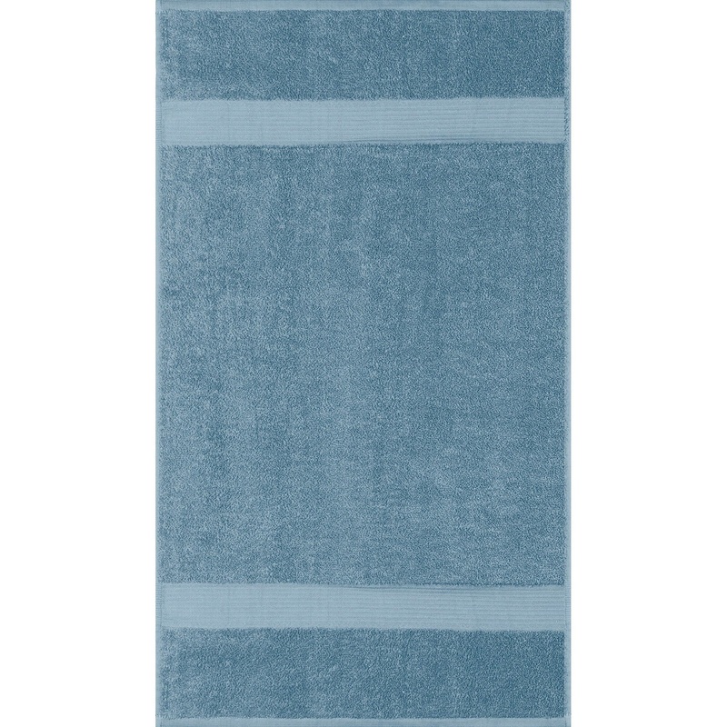 Allure Collection Dobby Border Hand Towel 100% Cotton – Durango Blue 16x28in