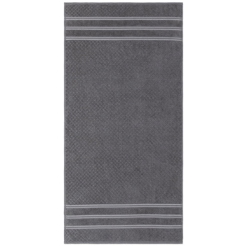 Ambiance Collection Terry Bath Towel 100% Cotton – Charcoal 24x50in