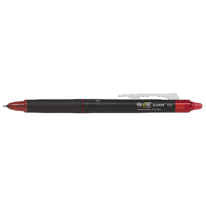 Pilot Frixion Clicker Pen – Red Ink 0.5mm