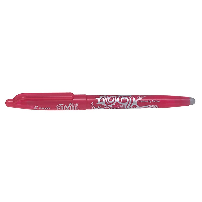 Pilot Frixion Erasable Pen – Pink Ink 0.7mm
