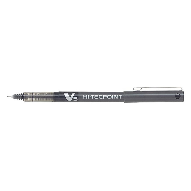 Pilot Hi-Tecpoint Pen with Cap – Black Ink 0.5mm