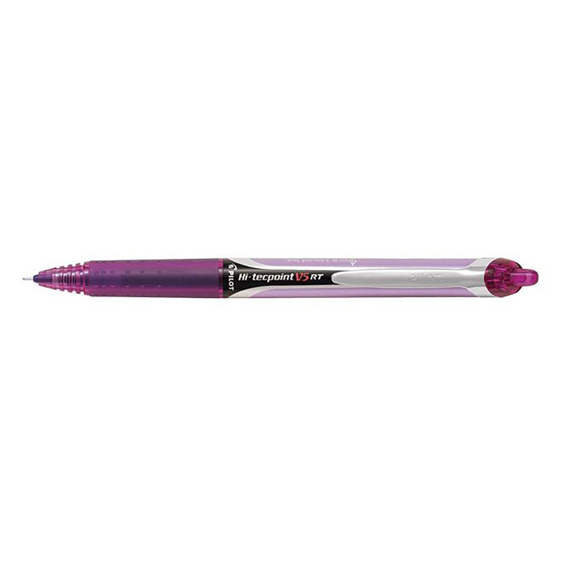 Pilot Hi-Tecpoint V5 Retractable Pen – Purple Ink