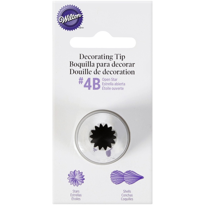 Wilton Decorating Tip #4B Open Star