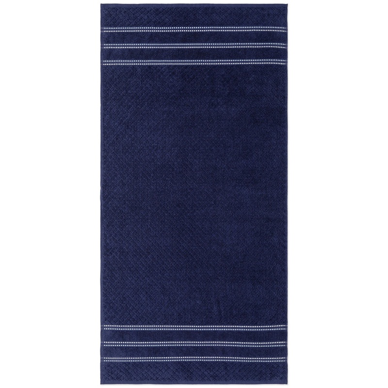 Ambiance Collection Terry Bath Towel 100% Cotton – Navy 24x50in