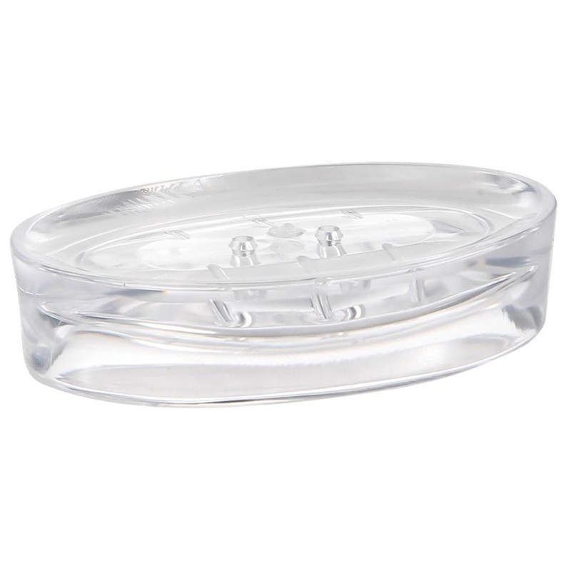 Clear Acrylic Soap Dish 5×3.1in